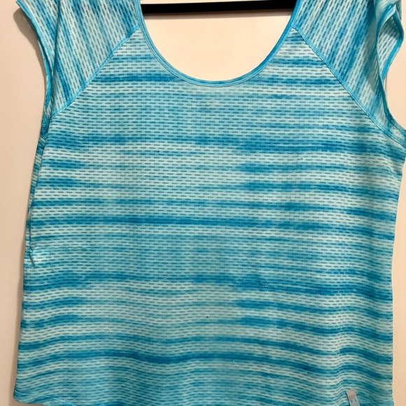 Blue Striped Women's Top - Picture 2 of 6